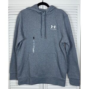 Under Armour Men's Icon Fleece Gray Hoodie Size M